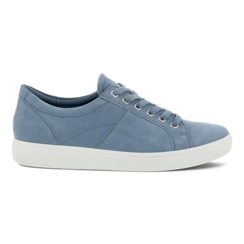 ECCO Womens Sneakers Blue - Soft Classic - QCG-784295